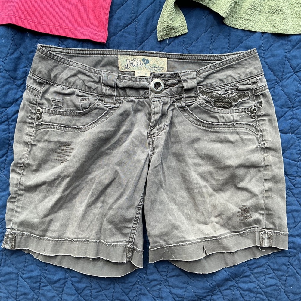 American Eagle & Jolt Bundle Women shorts & 2 Summer Tops Distressed - Picture 3 of 13